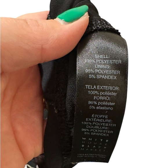 White House Black Market Floral A-Line Skirt - Picture 6 of 7